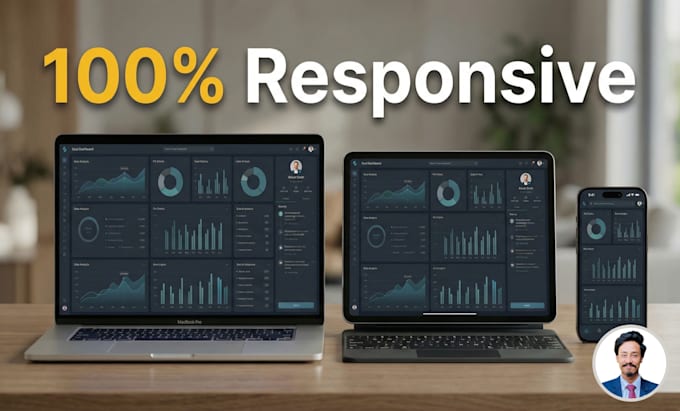convert figma to nextjs, responsive react website or dashboard with tailwind CSS