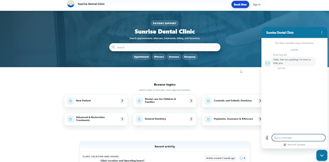 create zendesk healthcare cx solution and optimize support tools and ai