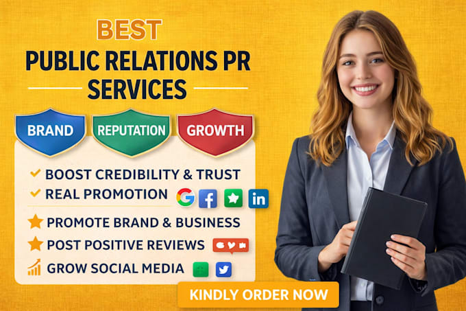 promote your brand using trusted public relations, press distribution, SEO, ORM