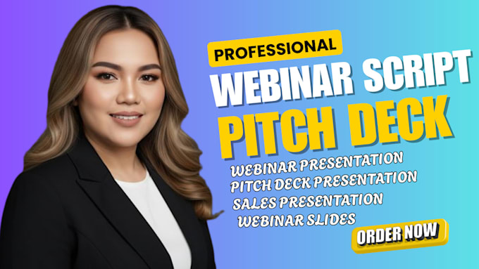 design coaching presentation webinar slides, and training powerpoint decks