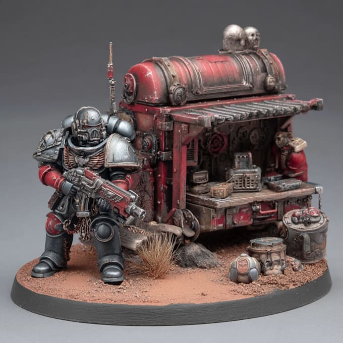print and paint your miniatures warhammer 40k, action figure