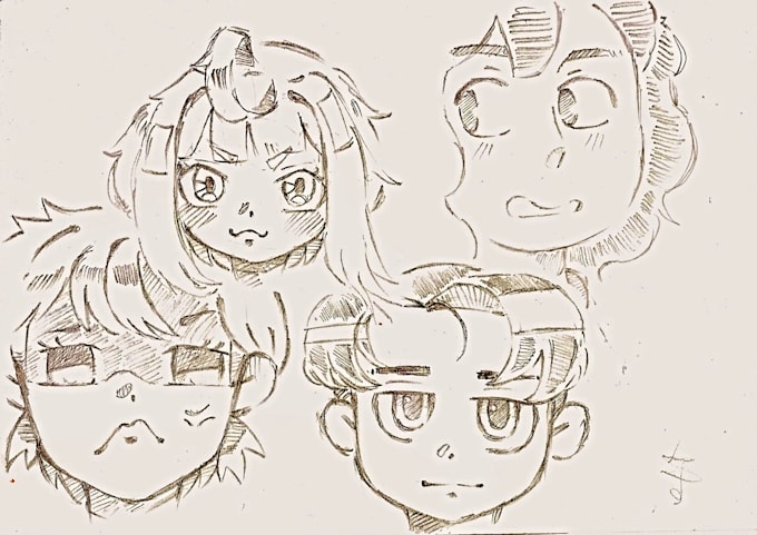 draw a custum anime potrait or pfp