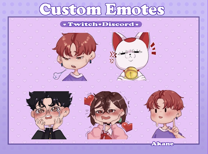 create custom twitch and discord emotes
