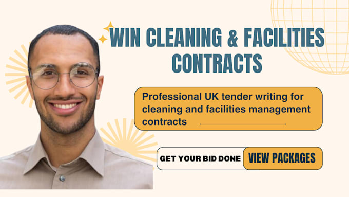 write uk cleaning and facilities tender bid proposals that win contracts