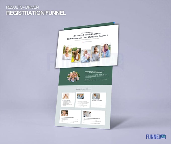 build a high converting lead generation funnel landing page