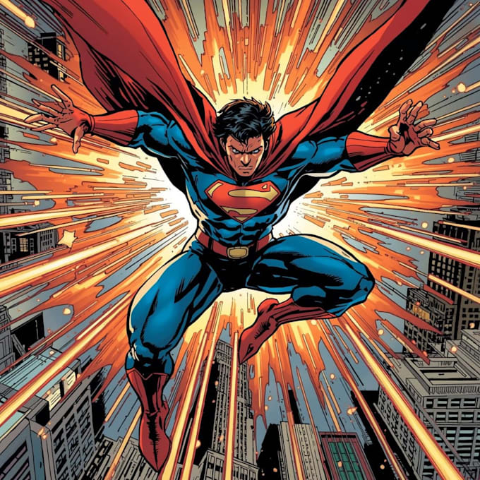 do superhero comic page