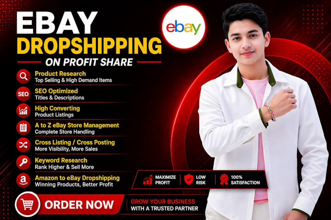 do ebay dropshipping on profit share
