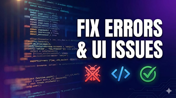 fix bugs and errors in your react website