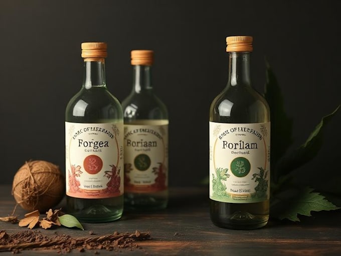 create organic product packaging or label design