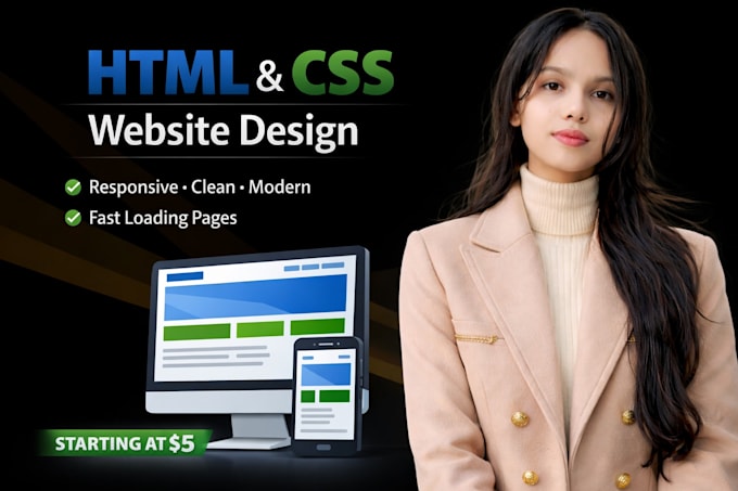 design a modern responsive website using HTML CSS bootstrap