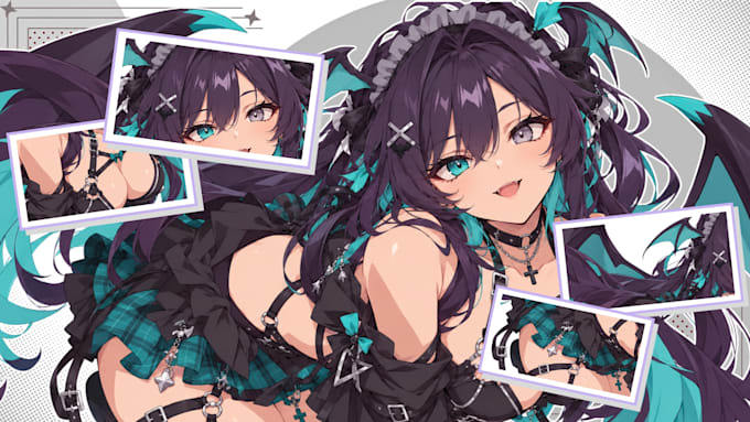 draw anime pfp or illustration for your original character