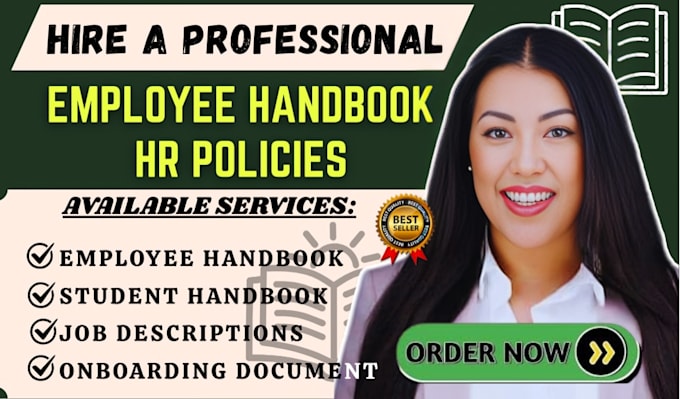 write and design student and employee handbook application and onboarding form