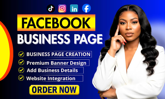 professional facebook business page setup