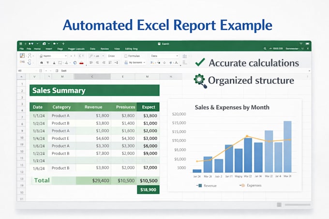professional excel automation for reports and data analysis