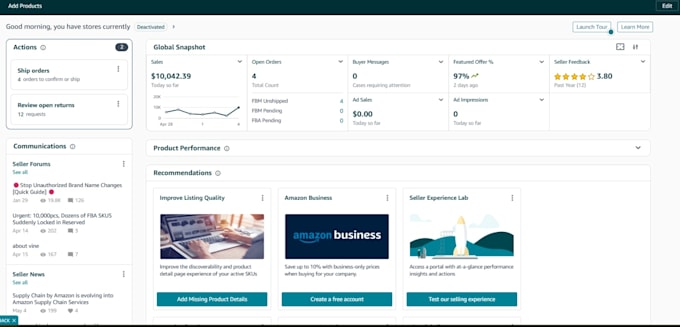 be your amazon fba virtual assistant for pl and PPC expert