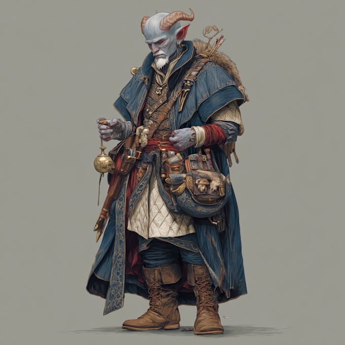 draw   amazing  dnd character for you