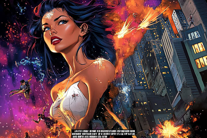 comic book illustration with comic book illustrator