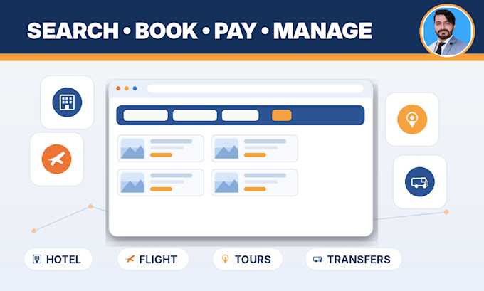 build a complete online travel booking website