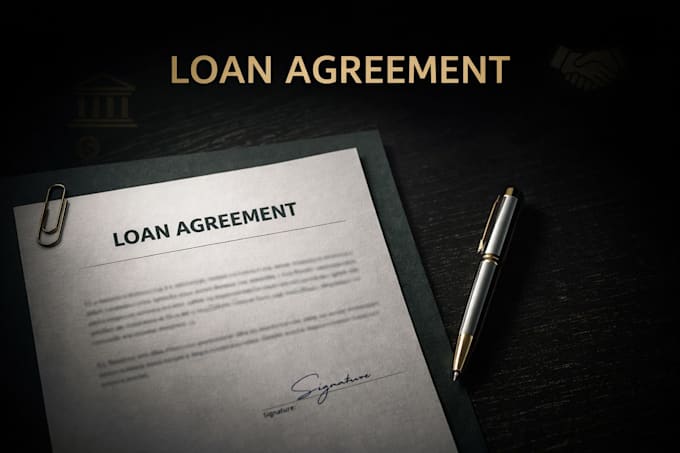 draft a professional loan agreement legally formatted