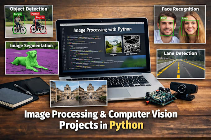 develop image processing computer vision projects in python