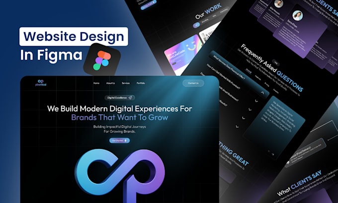 create professional figma website UI UX design