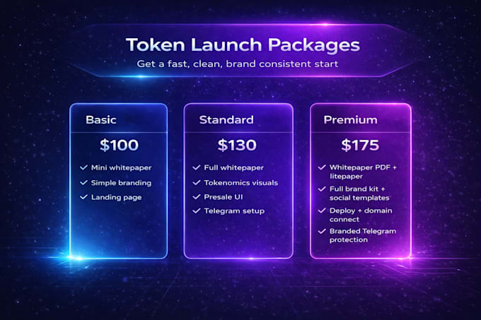 do a complete launch kit and crypto kickstart