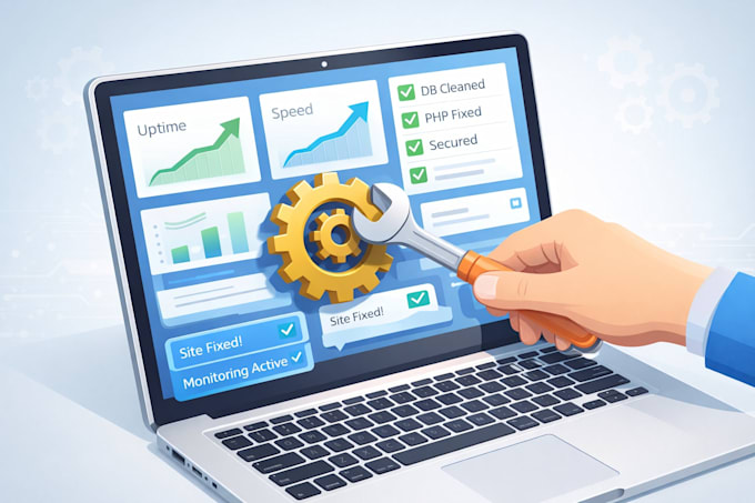 fix wordpress bugs, problems and update your website fast