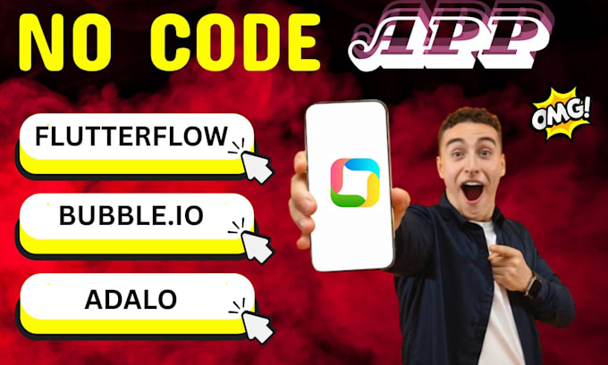 build custom no code app using adalo, bubble, flutterflow and mvp