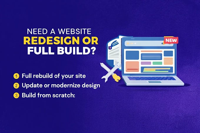 create or rebuild a custom full stack web app