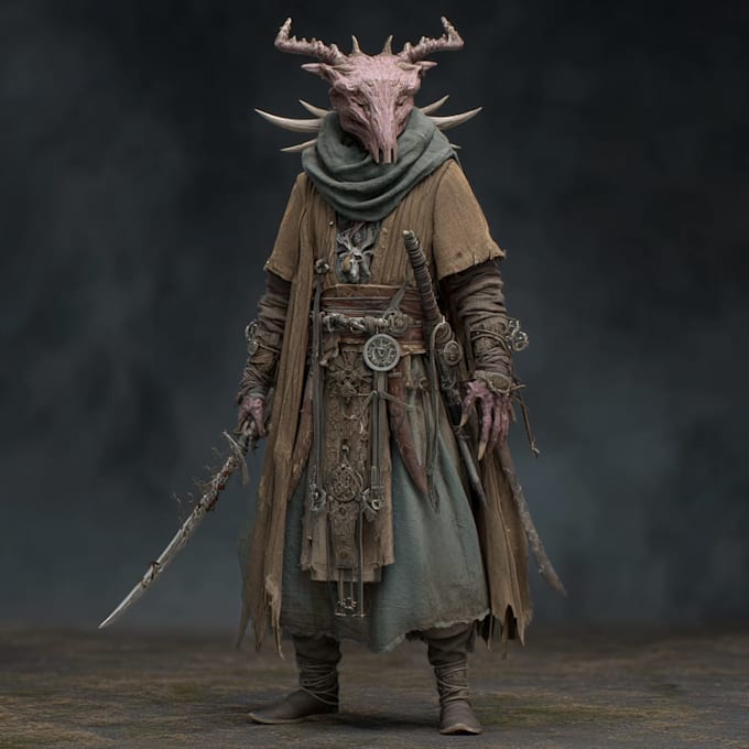 design fantasy horror and fantasy horror character