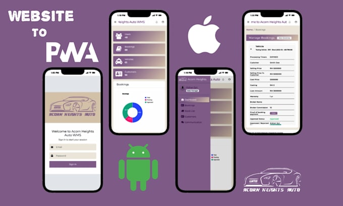 convert existing website to app pwa mobile app progressive web app
