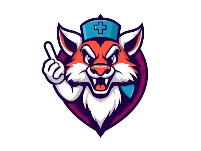 make pretty cool mascot medical logo