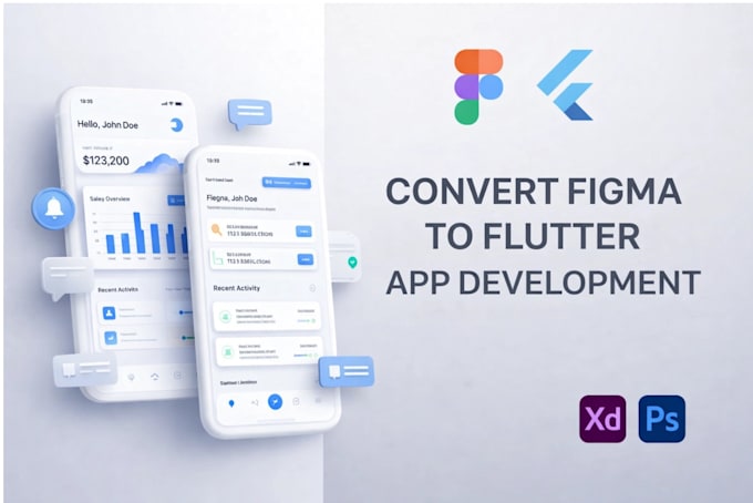 convert your figma to a pixel perfect flutter app for android and ios