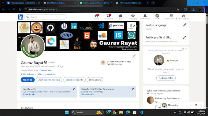 Do data analysis and machine learning using python by Gauravrayat_ai ...