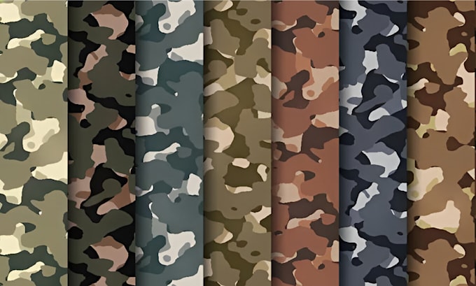 design camouflage seamless vector pattern for printing