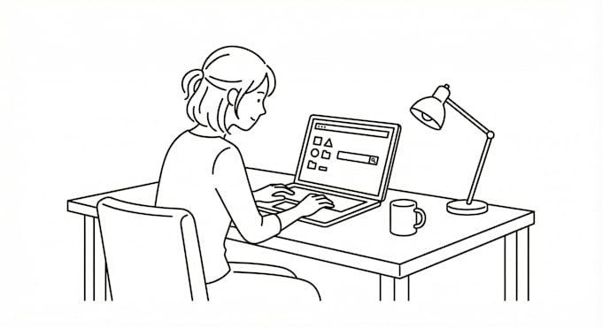 design minimal line vector illustrations