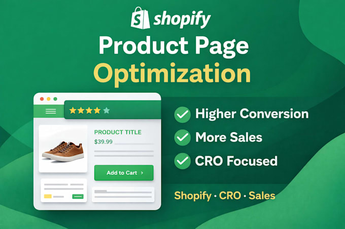 do shopify product page optimization to boost sales and conversions