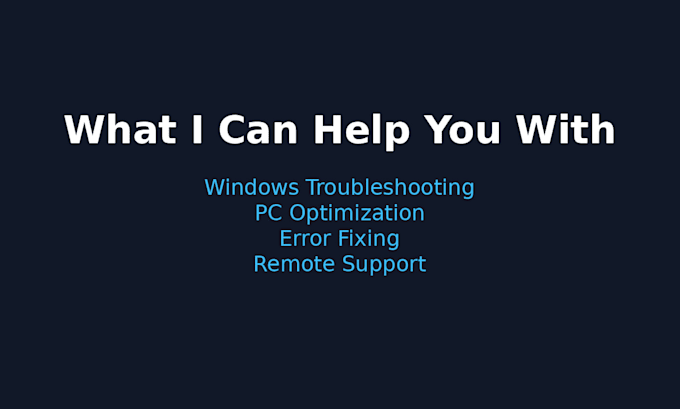 diagnose and fix your windows PC remotely