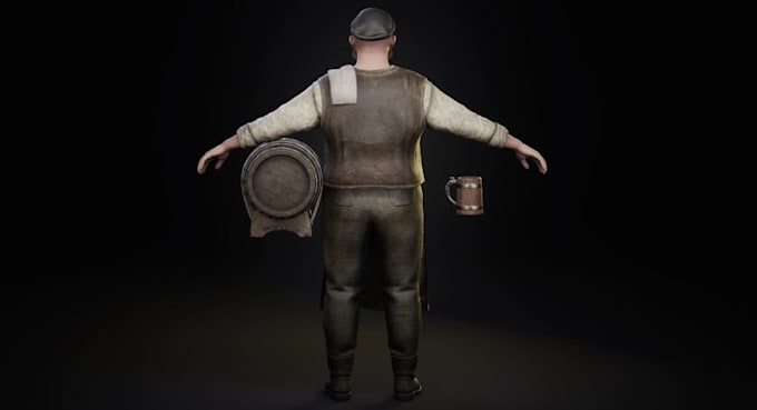 cc5 character model,3d npc character,pbr texture,rig epicskeleton ready for game
