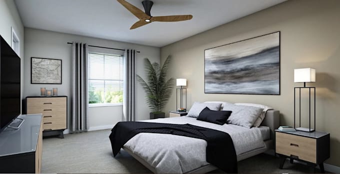 restyle 3d luxury apartment, kitchen remodel,house plan to 3d interior rendering
