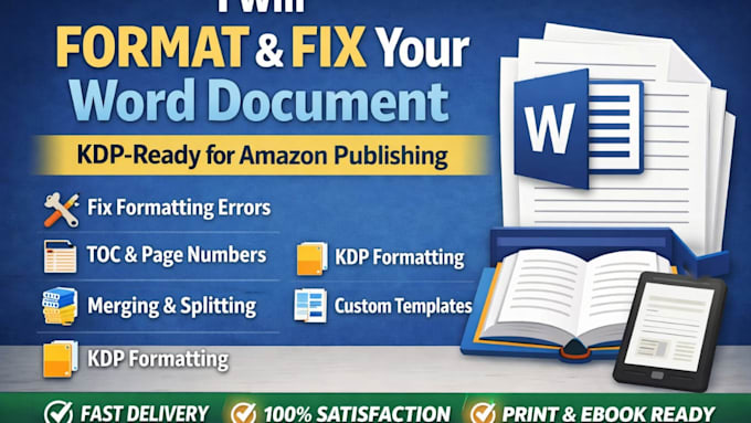 format design edit and fix your microsoft word document professionally