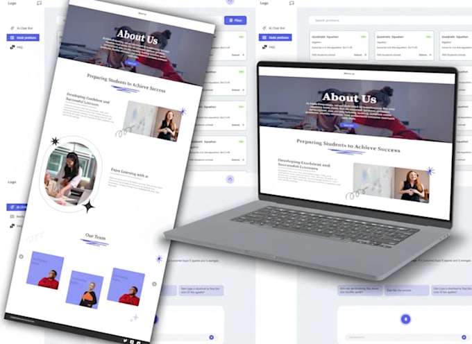build website, full stack developer, frontend and backend developer