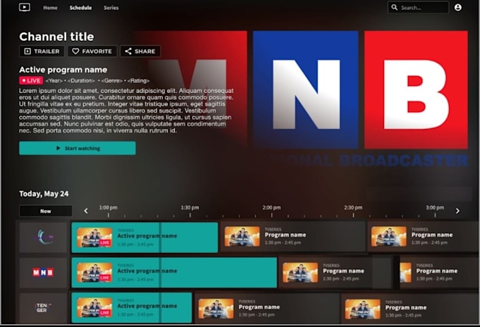 build custom iptv app for vidaa TV, samsung TV, roku TV and all platforms