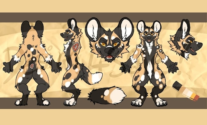 Do nsfw anthro furry reference sheet, sfw furry character, fursona ref ...