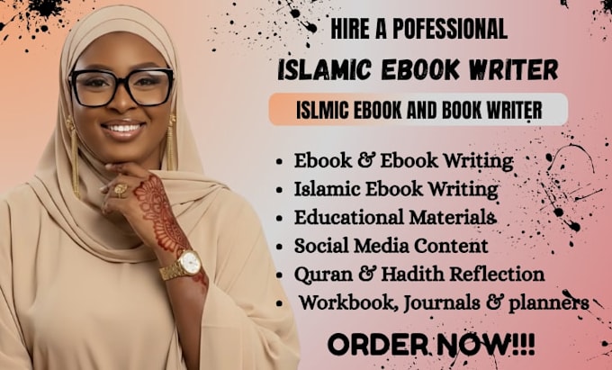 ghostwrite islamic ebook, islamic content, arabic ebook and content for children