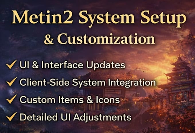 install, fix and customize your metin2 server on vps