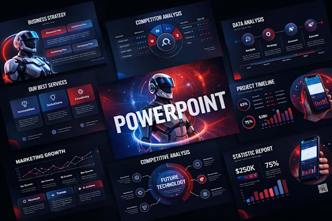design professional and engaging presention for you