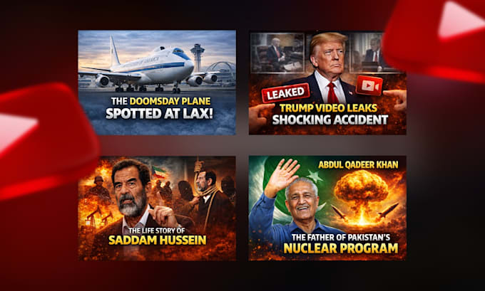 design the high CTR youtube thumbnail super fast