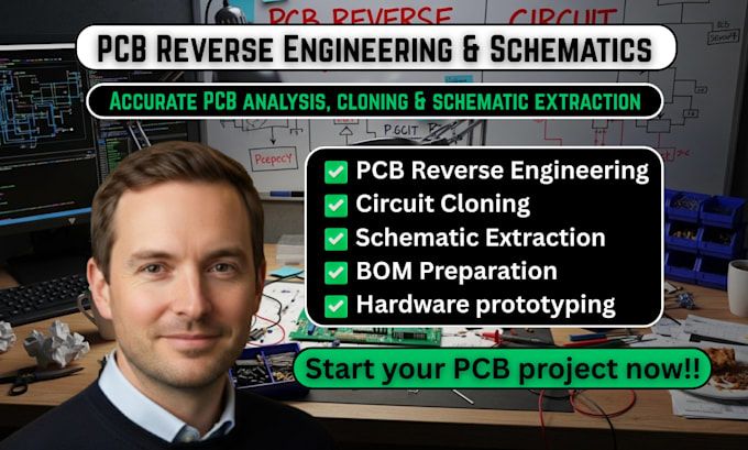 do pcb reverse engineering, circuit cloning