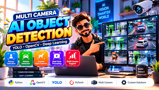 create offline ai object detection apps using yolo, ultralytics